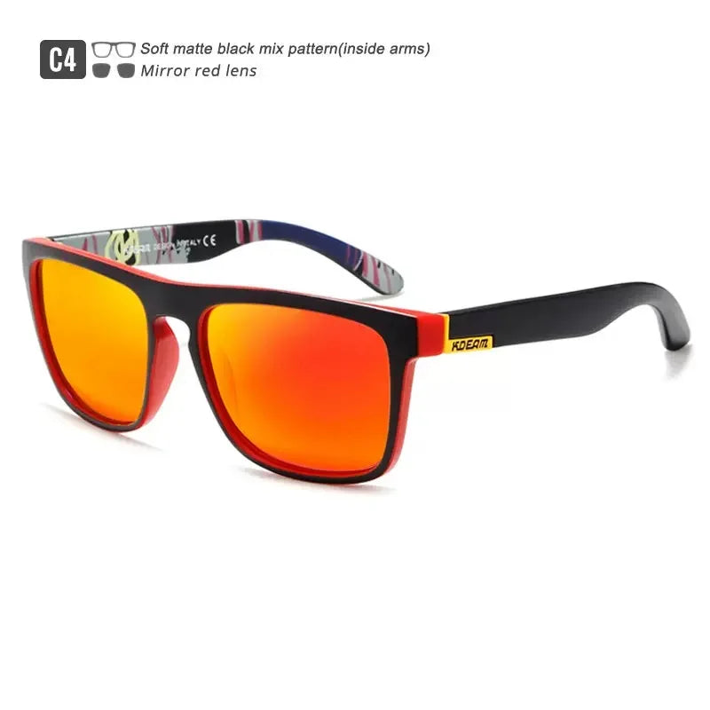 Outdoor Sport Square Myopia Lens Prescription Sunglasses Men Polarized Driving Anti-Glare Myopes Lunettes 0 -0.5 -0.75 To -6.0