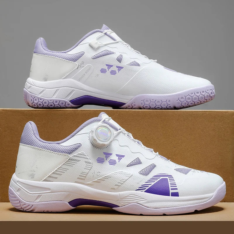Badminton Shoes Men Training Sports Shoes Indoor and Ooutdoor Anti Slip Wear-resistant Mesh Breathable Table Tennis Tennis Shoes