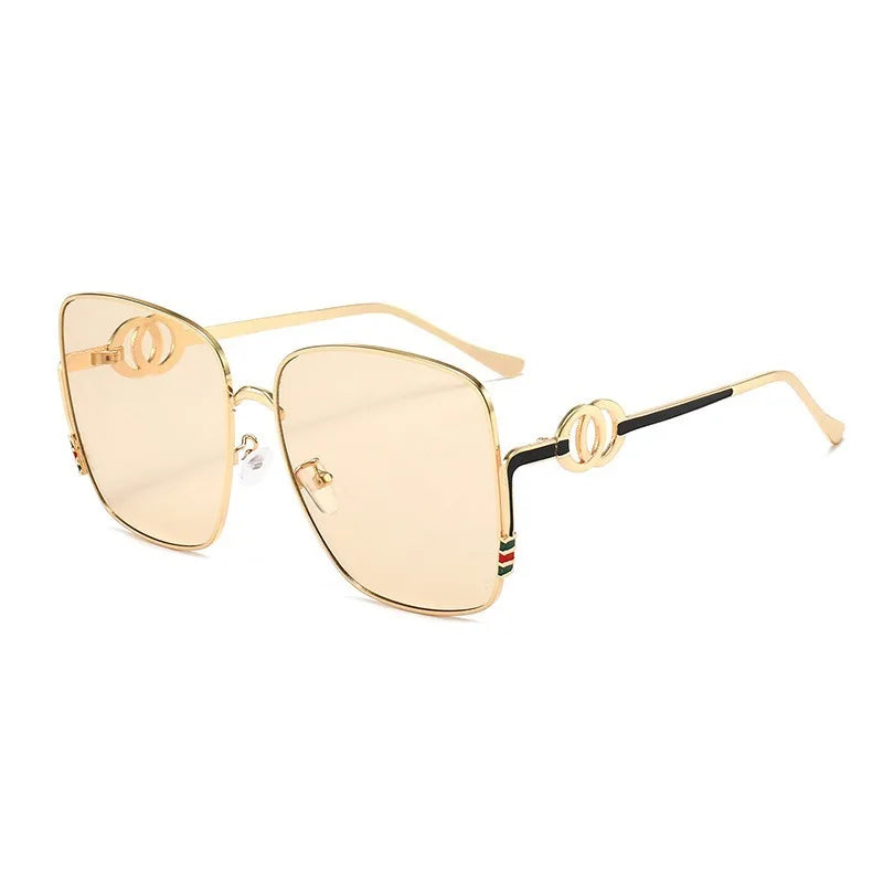 Square Frame Polarized Sunglasses for Men Women Design Fashion Trend Sunscreen Alloy UV400 Sun Glasses Unisex Eyewear 2026