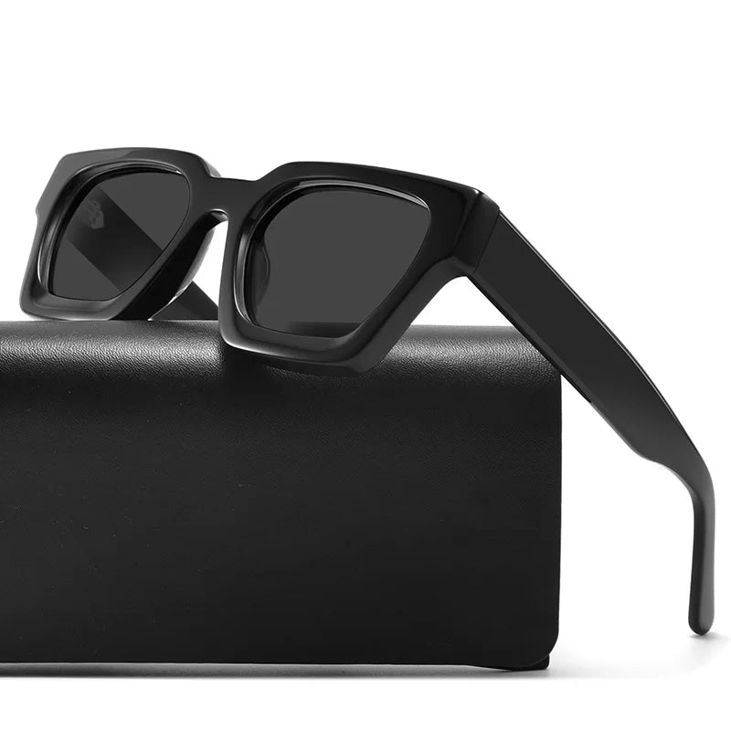 Luxury Acetate Frame Sun Glasses Rectangle Polarized Sunglasses Fashion Design High Quality UV400 Outdoors Eyewear Men Women