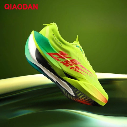 QIAODAN Feiying PB6.0 Men's Marathon Racing Running Shoes with Full Palm Carbon Plate, Lightweight Sports Sneakers QDB023261299