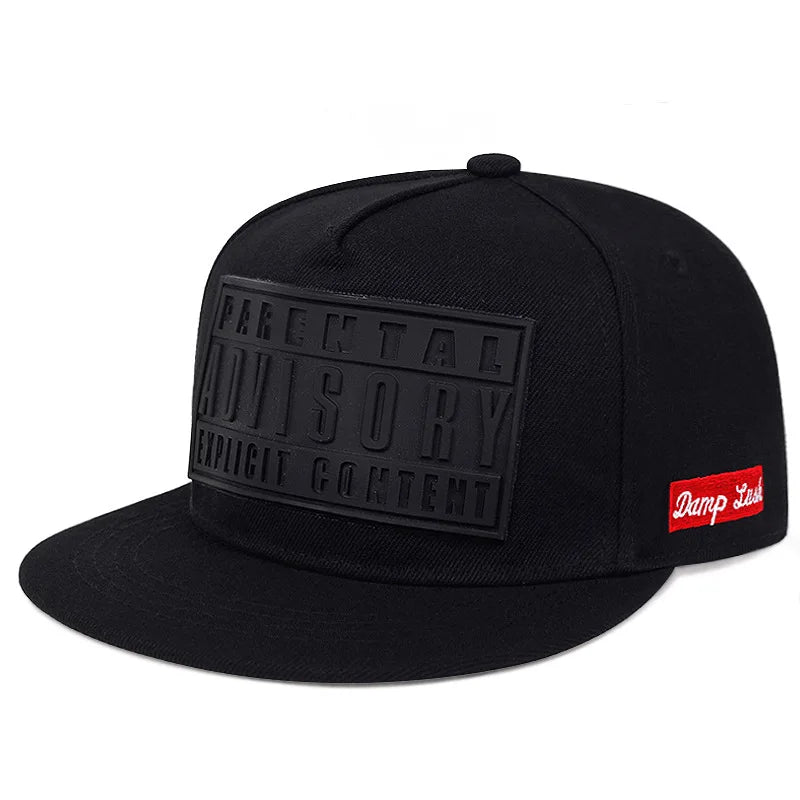 Tide Brand Flat Edge Baseball  Cap Couple ADV Hat Korean Version Trend Offset Printing  Street Hat Sun Protection Letter Hat