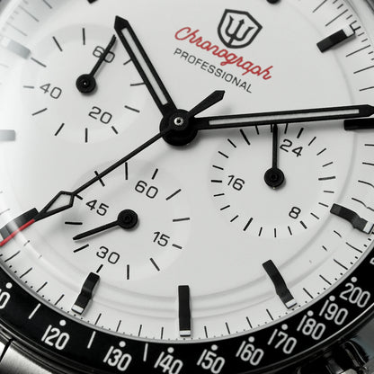 Relógio Masculino Watchdives New Wd1863 Quartz VK63 Chronograph, Safira Abaulada, Impermeável, 39Mm, Aço, Marca Premium, Luxo Business
