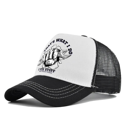 New Fashion Spring Summer Printed Mesh Breathable Baseball Cap Gorras Personality LOGO for Men WomenCouples Visor Hat Casquette