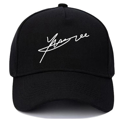 Kpop ATEEZ Member Signature Baseball Cap Adjustable Size Graphic Print Men's or Women's Casual Sun Hat for Aniteez