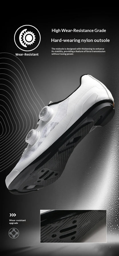 Zapatillas de ciclismo ultraligeras de carretera y montaña para hombre, MTB profesionales, zapatillas de ciclismo SPD con cierre automático, zapatillas de ciclismo de carretera para mujer