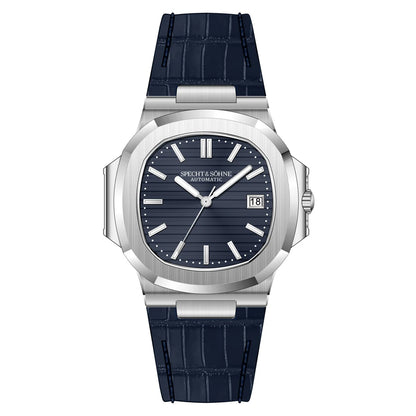 Relógio Masculino Specht&Sohne 2025 New Classic de Luxo Automático em Aço Inoxidável com Safira 8215, Relógio de Pulso Mecânico