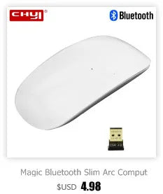 Bluetooth Wireless Arc Touch Mouse For Microsoft PC Laptop 1200DPI Optical Folding Mause Slim Notebook Gaming Computer Mice