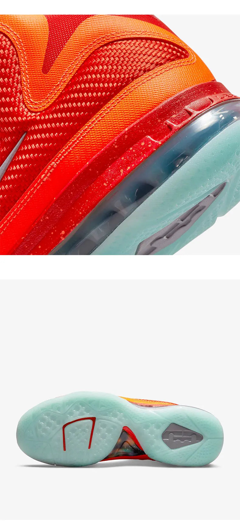 Ténis de basquetebol Nike Authentic LeBron IX Air Cushion para homem DH8006-800