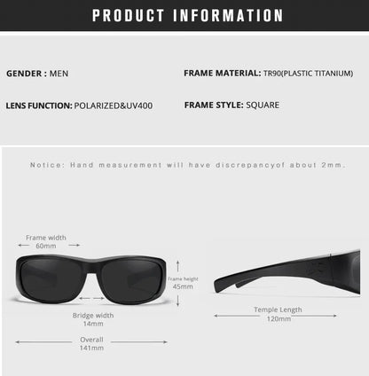 KAENON Klay New Fashion Polarized Sunglasses for Men Outdoor Classic Casual Glasses TR90 Frame Sports Fishing Driving Eyewear