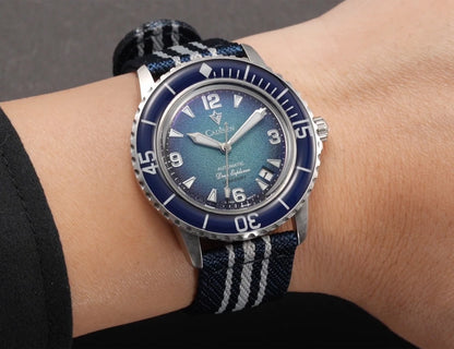 CADISEN Deep Explorer 2025 New Automatic Mechanical Watch Man Canvas Strap Wristwatch MIYOTA  Luxury Luminous Waterproof Watches