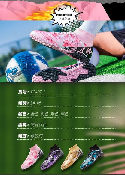Maat 34-46 Heren FG/TF voetbalschoenen Futsal Professioneel Unisex Kindervoetbalschoenen Training Outdoor Jongensvoetbalschoenen Sneakers