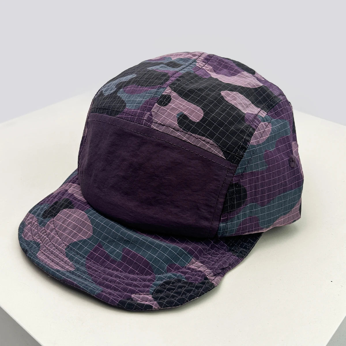 Unisex CAMO hurtigtørrende baseballkasketter med bogstavbroderi, solskærm, farveblokke, åndbare, personlige kasketter med skygge, alsidige ind