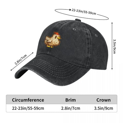 Stardew Valley Chickens Baseball Cap derby hat luxury caps funny hat birthday Men's Caps Women's