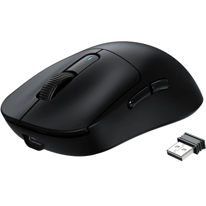 Ratón gaming inalámbrico ATTACK SHARK X3, ratón ergonómico para PC de 49g, tres modos, sensor óptico PAW3395 de 26K DPI, botones programables