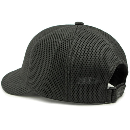 HT4828 5CM Short Brim Baseball Cap Male 6 Panels Baseball Hat Breathable Mesh Trucker Cap Men Women Solid Plain Snapback Cap