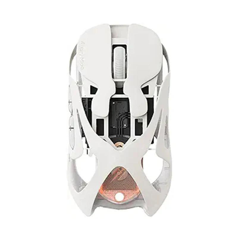 Ratón gaming inalámbrico Angry Miao Infinity de metal ultraligero hueco, intercambiable en caliente, PAW3950, doble 8K, con cable y trimodo