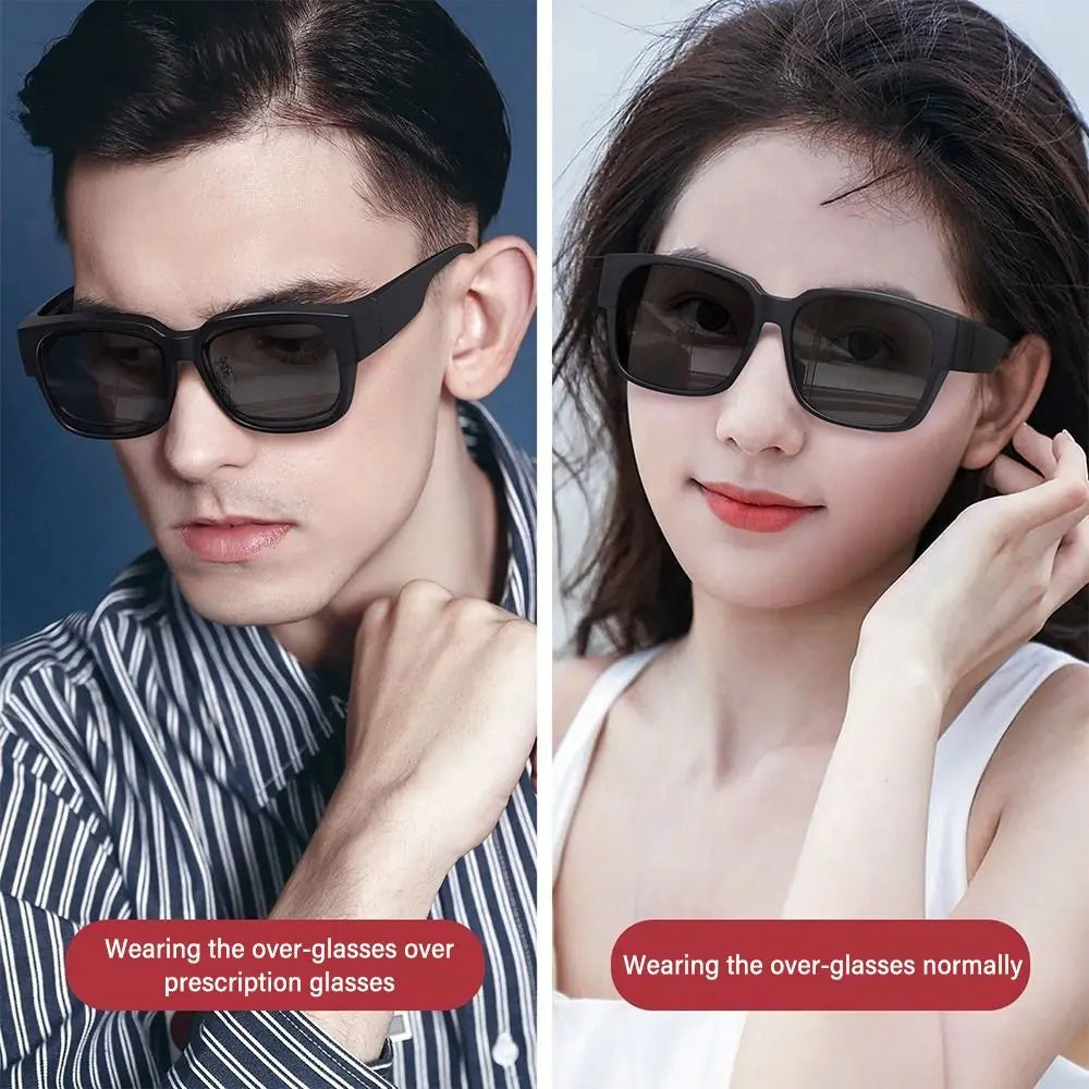 for Driving Riding That Can Be Worn over Other Glasses Fit Over Glasses Sunglasses Wrap Around Square Shades Polarized