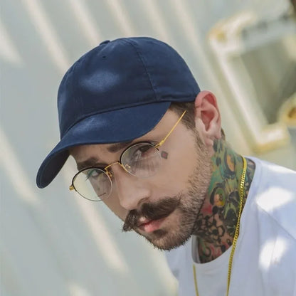 Jednobarevná velká měkká bavlněná baseballová čepice pro muže, 63 cm, klasická plus snapback čepice, dámský golfový klobouk proti slunci, 59–62 cm