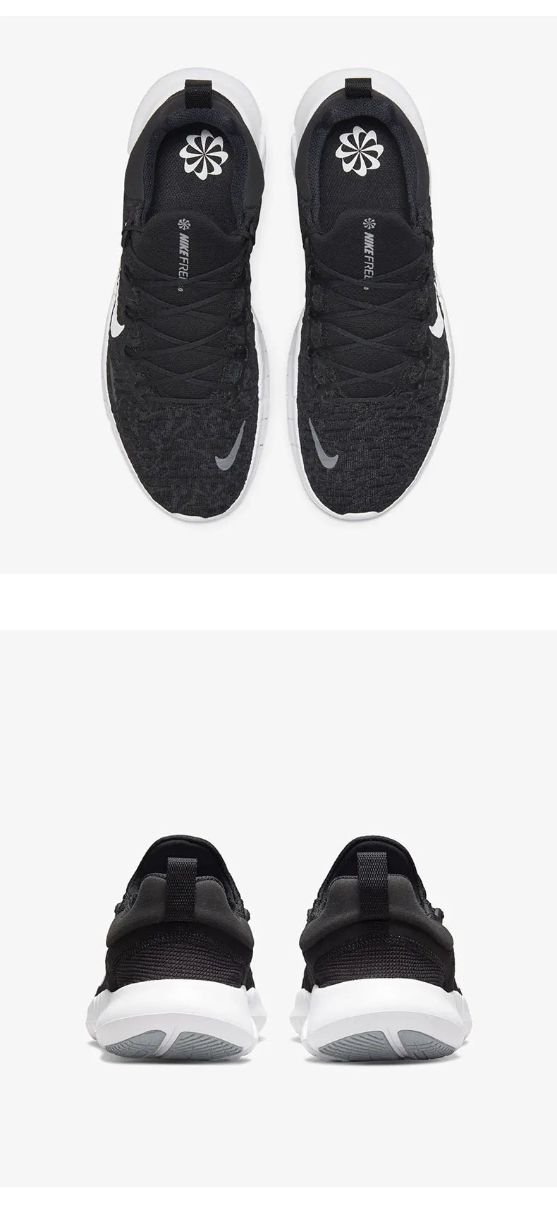 Ténis de corrida Nike genuínos da coleção atual Free RN 5.0, estilo «barefoot», CZ1884-001