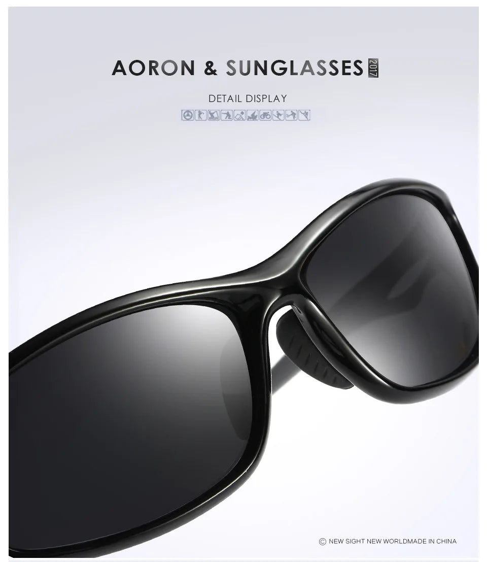 VCKA Polarized Myopia Sunglasses TR90 Men Women Classic Sport Driving Glasses Male Colorful Lenses Customized Prescription UV400
