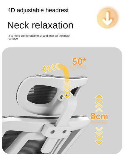Ergonomic Mesh Office Chair with Lumbar Support, High Back Computer Desk Chair, Adjustable Comfortable Office Chair for Work, Gaming & Study