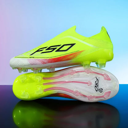 Neue Fußballschuhe für Herren, Bestseller-Rasenschuhe, hochwertige Outdoor-Fußballschuhe für Spiele, rutschfeste Jungen-Sneaker, High-Top, leicht