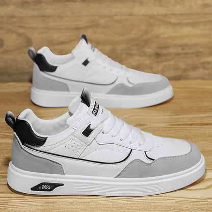 Sneakers basse casual sportive da uomo, stile basket fashion, street style, scarpe da skateboard per ragazzi