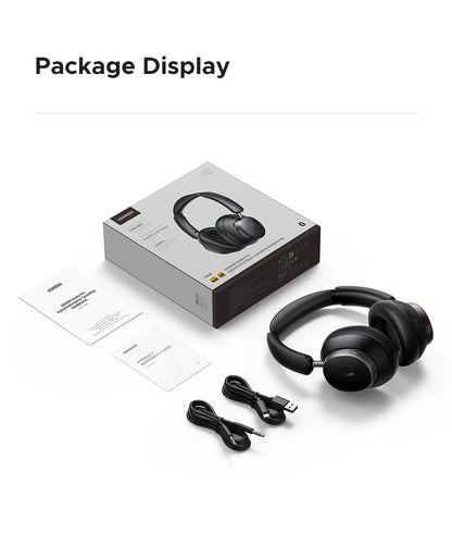 UGREEN Studio Pro Wireless ANC Headphones – 48dB Active Noise Cancelling, Hi-Res LDAC Over Ear Bluetooth Headphones, 120H Playtime Deep Bass Wireless Headset