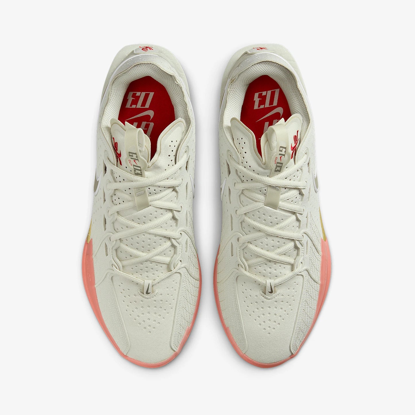 Nike Official Authentic G.T. CUT 3 Men's Breathable Lightweight Basketball Shoes DV2918-005