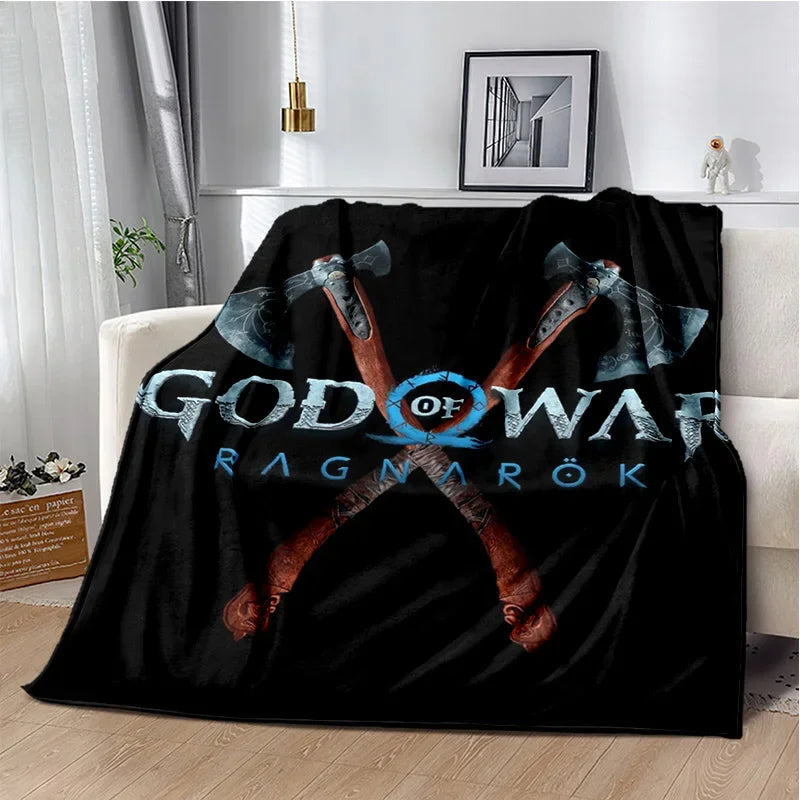29 Style Kratos God of War Games Cartoon Blanket,Soft Throw Blanket for Home Bedroom Bed Sofa Picnic Travel Office Cover Gifts