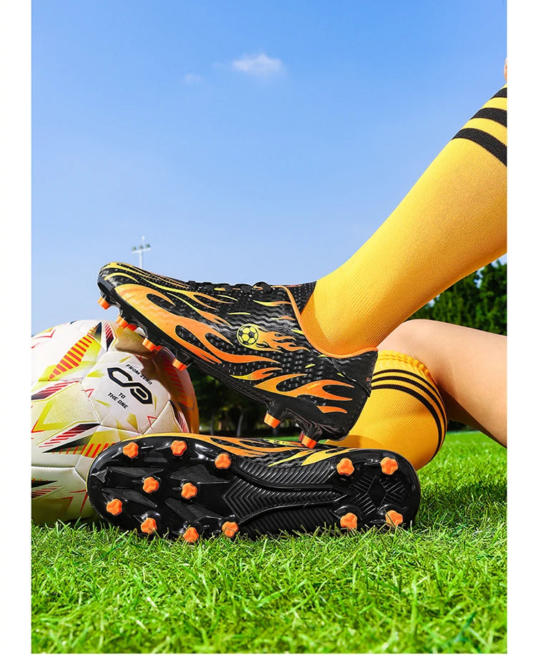 New Men Soccer Shoes Professional Football Boots Sneakers Comfortable Outdoor Match Boys Non-Slip Sports Shoes Unisex.