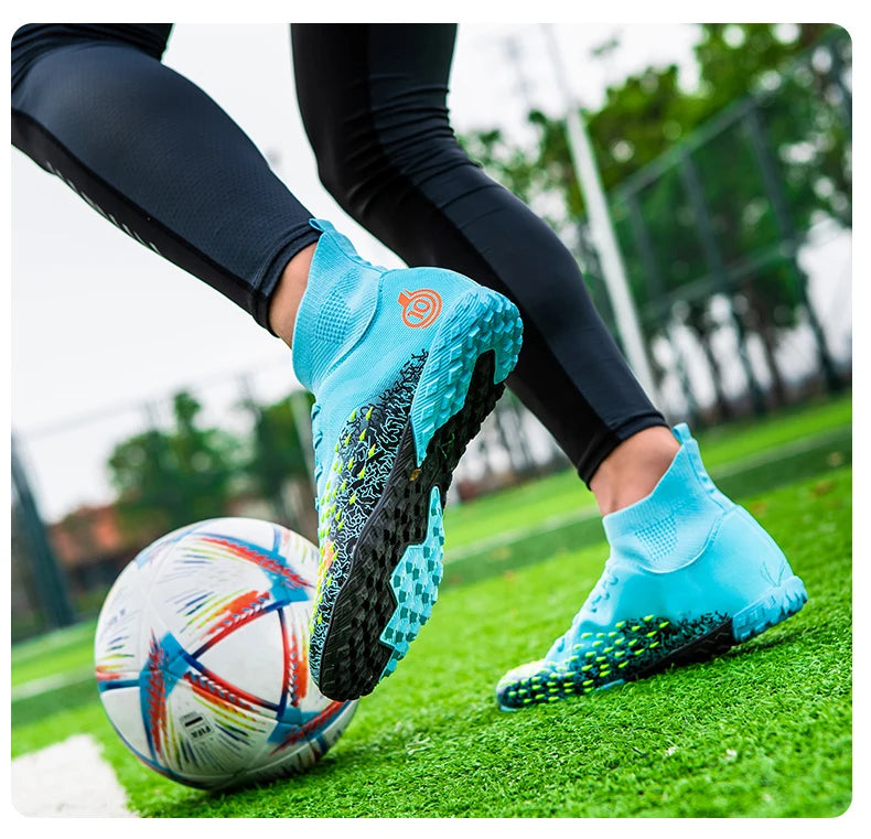 Chuteiras profissionais de futebol para homem, originais, para futebol indoor, relva e treino TF/FG