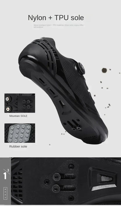 Unisex Cycling Shoes Road Bike Men Racing Self-Locking Speed Bicycle Sneakers Women Spd Cleats road Cycling Footwear