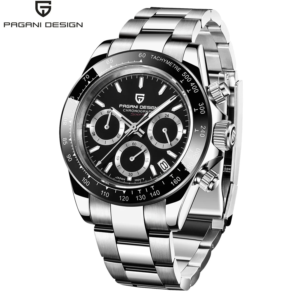 Gold 1644 PAGANI DESIGN 2026 New Men's Watches Top Brand Luxury Mens Quartz Wrist Watch Men Watch Men Chronograph Waterproof