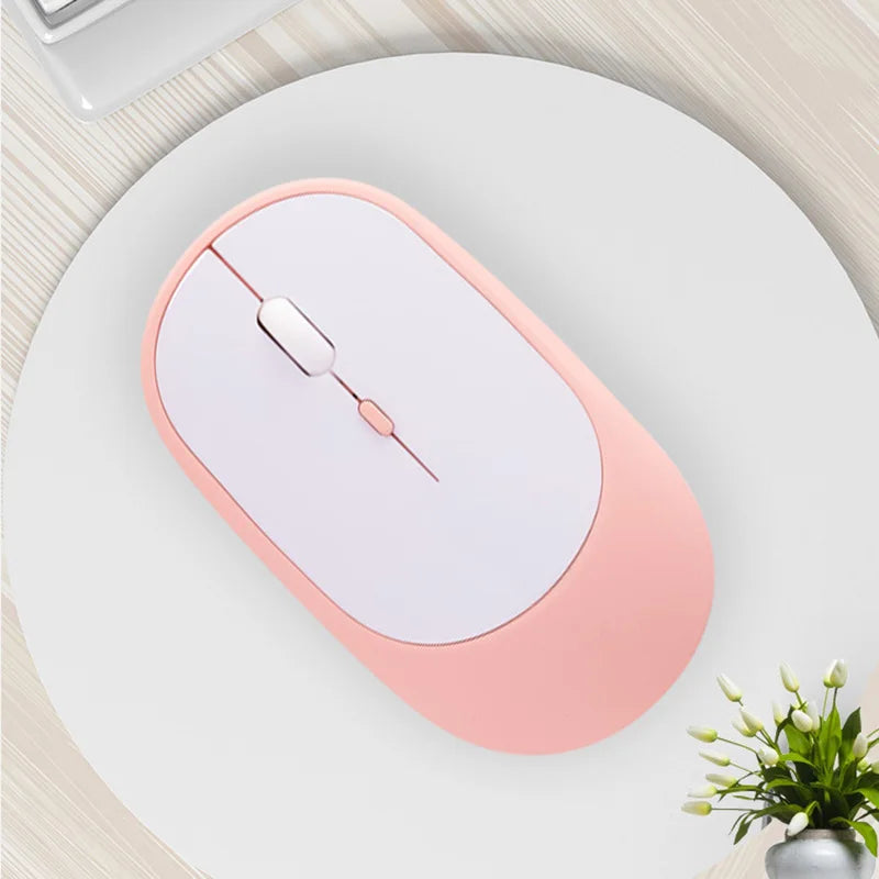 Mouse wireless Lenovo USB ricaricabile ergonomico con DPI regolabile, silenzioso, 2.4G Bluetooth ottico elettrico per gaming e ufficio