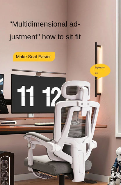 Ergonomic Mesh Office Chair with Lumbar Support, High Back Computer Desk Chair, Adjustable Comfortable Office Chair for Work, Gaming & Study
