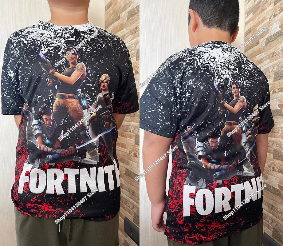 Sudadera con capucha casual estampada para hombre, mujer y niños Fortnite Couple Wear, para estudiantes, deportes al aire libre, manga larga sencilla