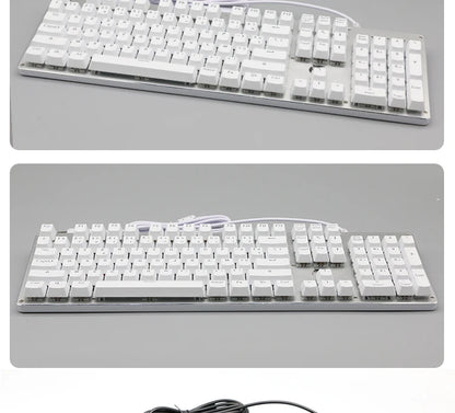 104 Teclas Keycaps Retroiluminadas Coreano Francês Russo Espanhol Alemão para Teclado Mecânico com Switch MX, Perfil OEM, Teclas ABS DIY