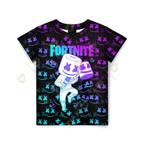 Camiseta Battle Royale Fortnite Victory para niños, tops para niñas y niños, camisetas Harajuku infantiles 3D, NUEVO DISEÑO 2025