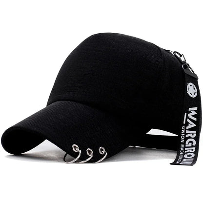 Personalisierte Baseballcap aus Metall mit klassischem Schirmdesign, leicht und atmungsaktiv! Vier Farben zur Auswahl