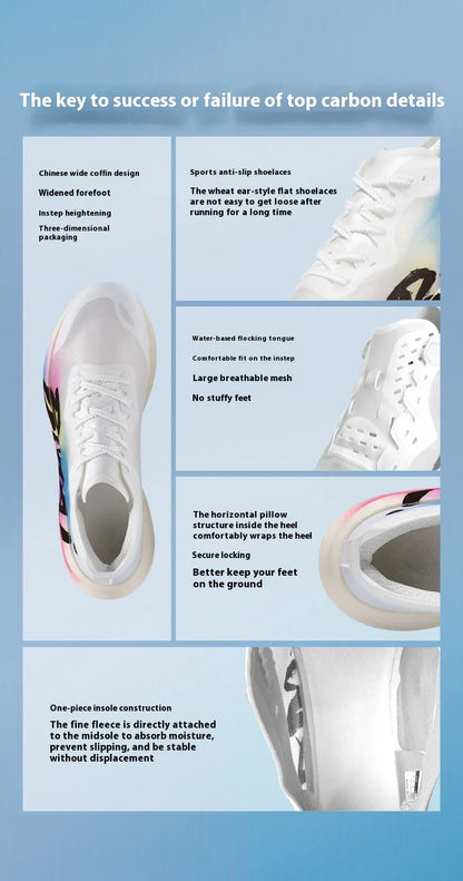 BMAI New 42KM Marathon Herren- und Damen-Sportschuhe, gedämpfte Laufschuhe, atmungsaktive Fitness-Sneaker für Damen, Designer-Sneaker für Herren