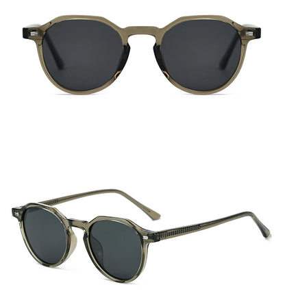 Peekaboo TR90 fashion sun glasses uv400 female green brown polarized sunglasses for men women acetate unisex summer style