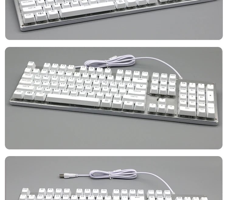 104 Teclas Keycaps Retroiluminadas Coreano Francês Russo Espanhol Alemão para Teclado Mecânico com Switch MX, Perfil OEM, Teclas ABS DIY