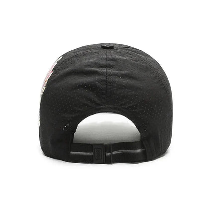 Boné de basebol de secagem rápida para homem e mulher, chapéus de sol florais com estampado em estilo chinês, chapéus de sol com flores, chapéus para exterior