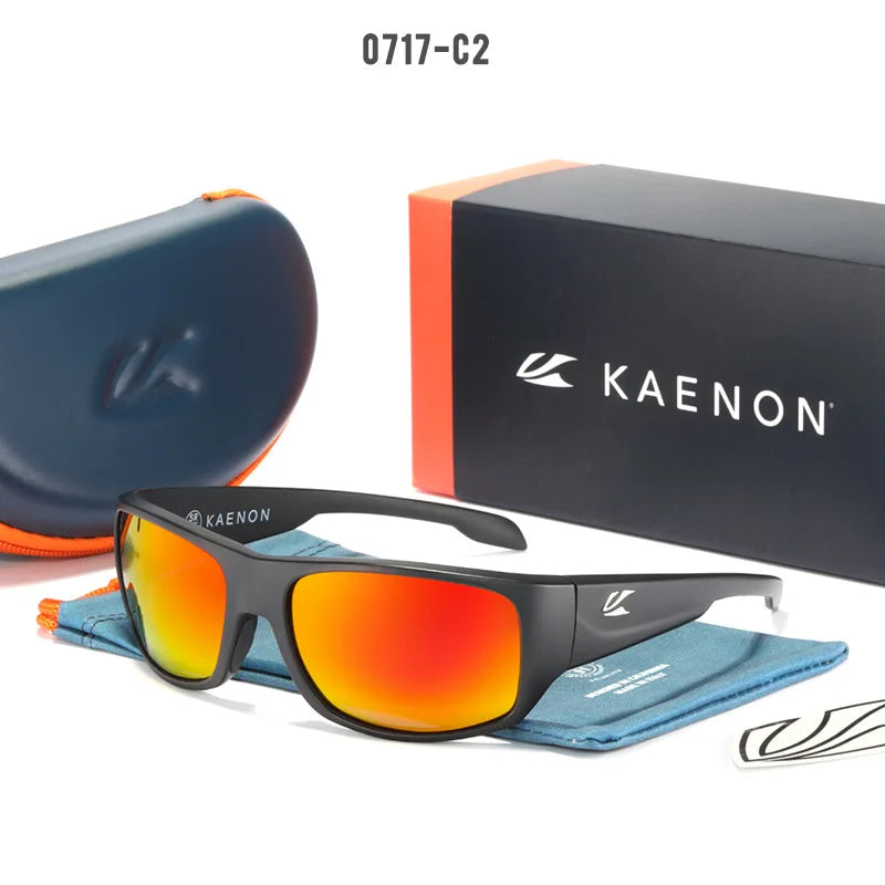 KAENON Classic Polarized Sport Sunglasses for Men and Women Ideal for Driving Fishing Outdoor Running Sun Glasses UV Protection