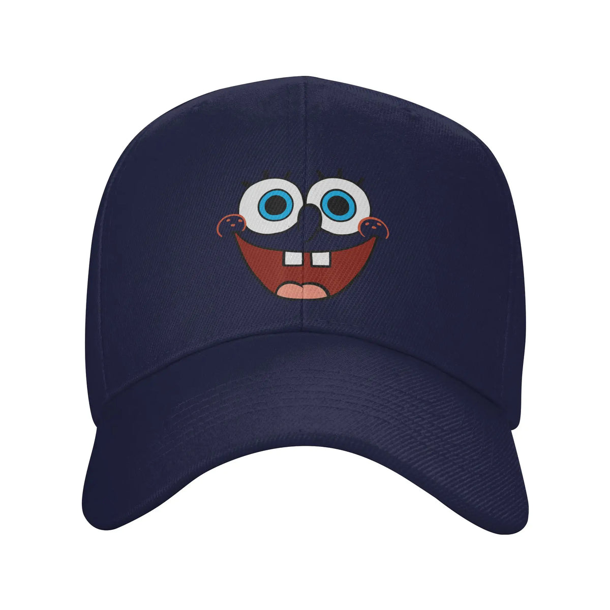 Cappellino da baseball Spongebob con grande volto sorridente, modello "Sun", stile retrò "Trucker" primaverile y2k per coppie, donne, tennis, skate e baseball