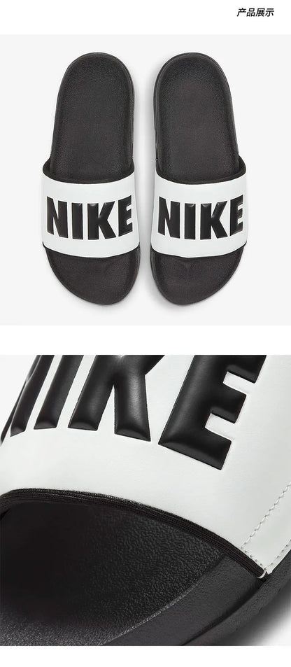 Nike Oficial Auténtico OFFCOURT SLIDE: sandalias deportivas transpirables para mujer BQ4632-011