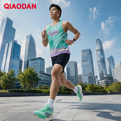 Zapatillas de running QIAODAN Feiying PB6.0 con suela de carbono para hombre, zapatillas profesionales de maratón, zapatillas deportivas ligeras QDB023263299