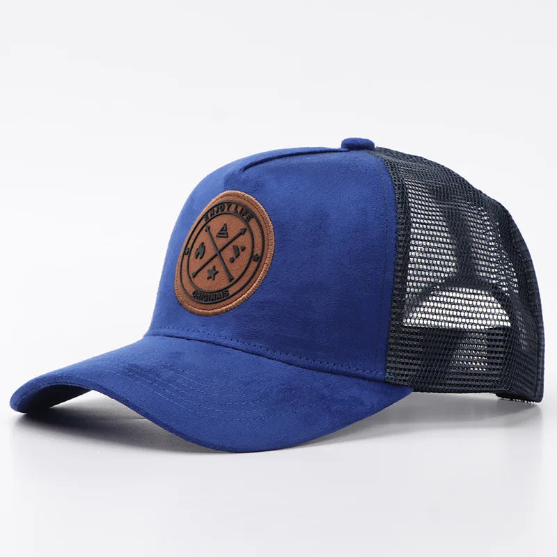 New Summer Mesh Baseball Cap Women Men Letter Patch Snapback Hat Casual Breathable Unisex Street Hip Hop Trucker Caps